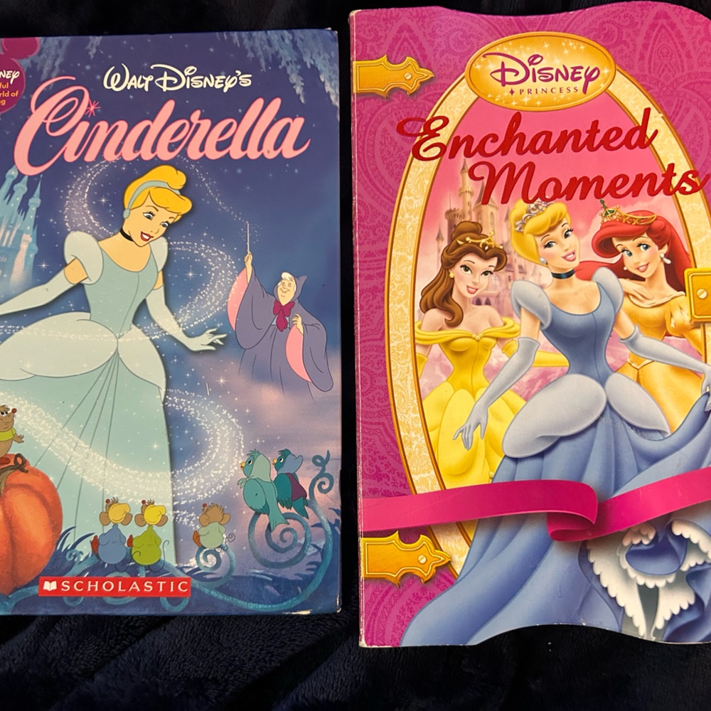 Disney Cinderella and Enchanted Moments Princess Books